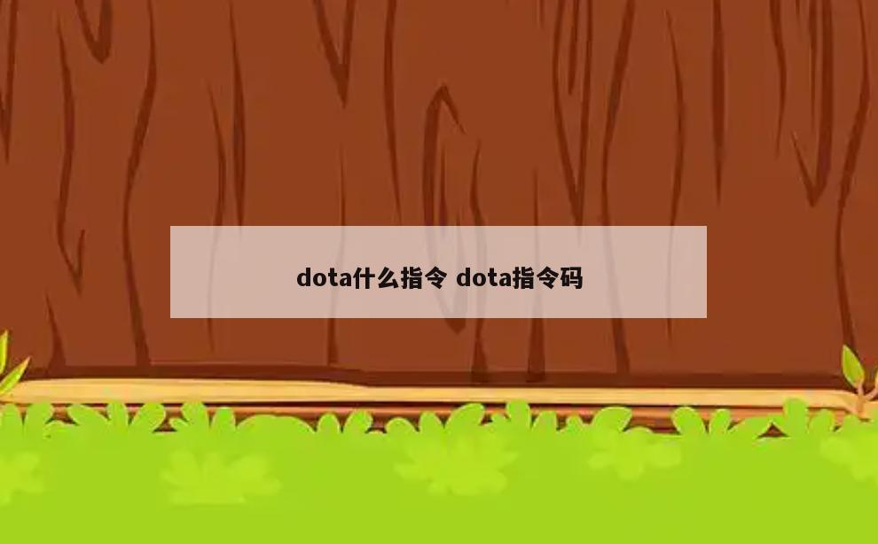 dota什么指令 dota指令码