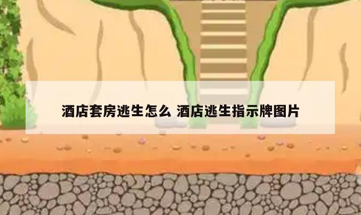 酒店套房逃生怎么 酒店逃生指示牌图片