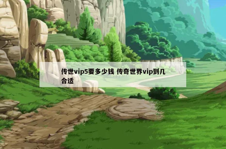 传世vip5要多少钱 传奇世界vip到几合适